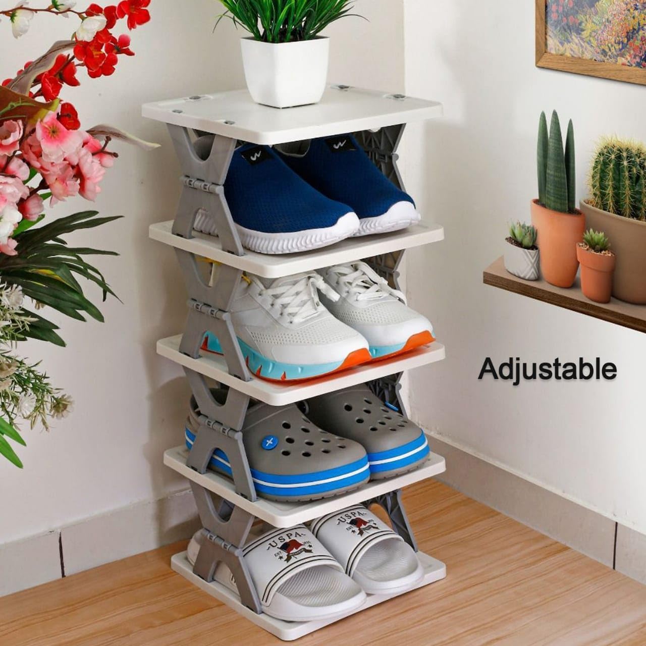 Stackable Shoe Rack 6-Layer