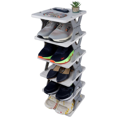 Stackable Shoe Rack 6-Layer