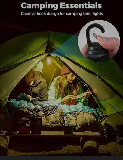 Rechargeable Camping Hanging Bulb with 3 Modes