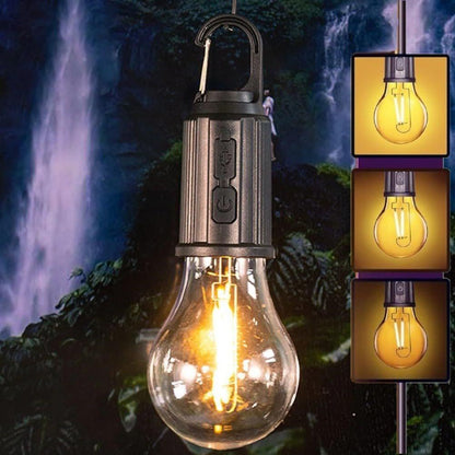 Rechargeable Camping Hanging Bulb with 3 Modes