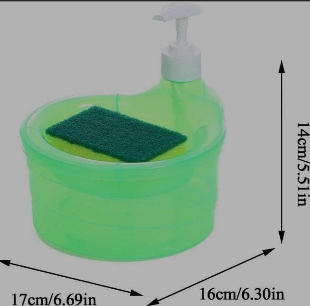 Double Layer Liquid Soap Dispenser with Sponge Holder