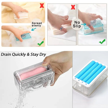 Soap Dispensor 2-in-1 Soap Holder & Dispenser