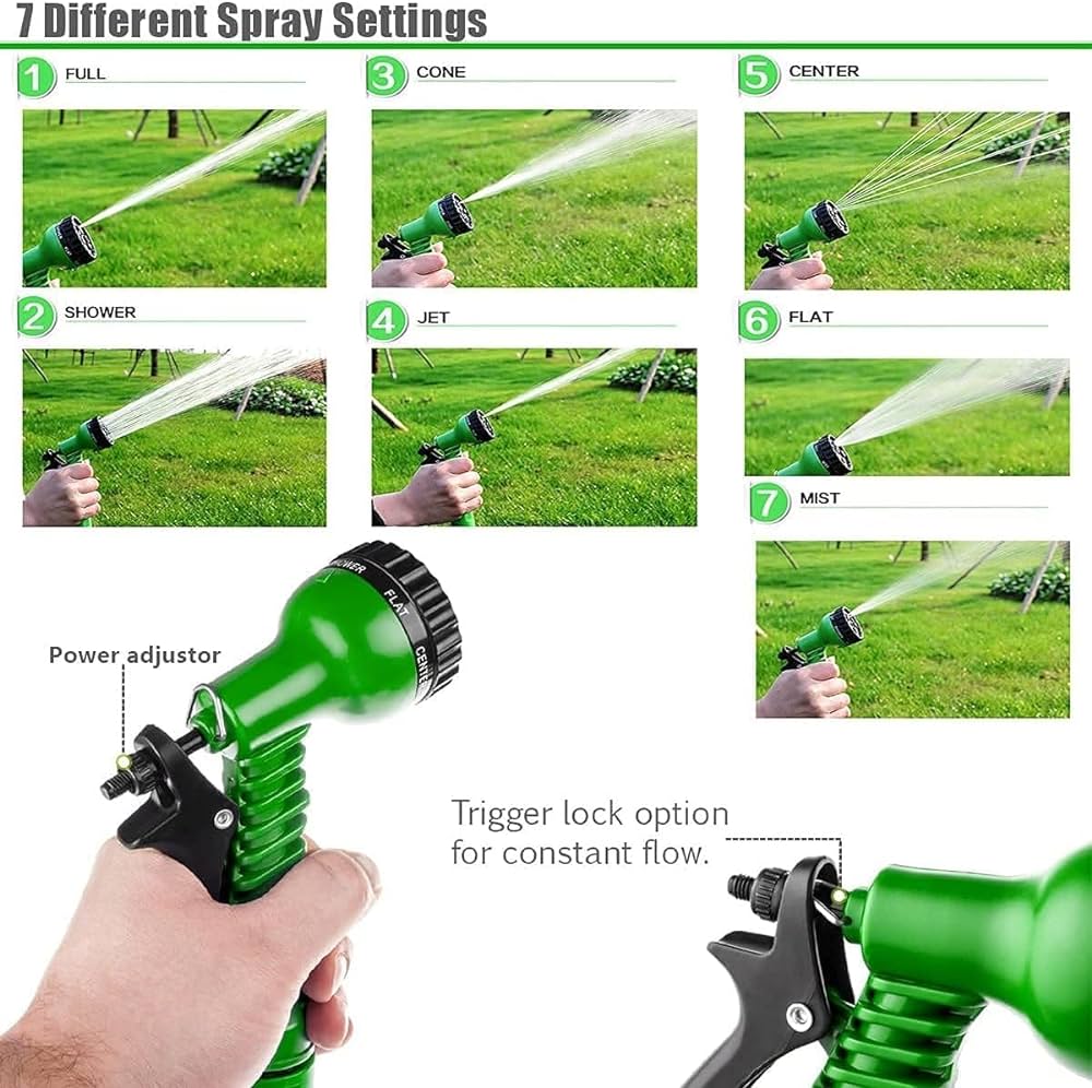 Expandable Hose Pipe With Spray Gun (15 Meter)