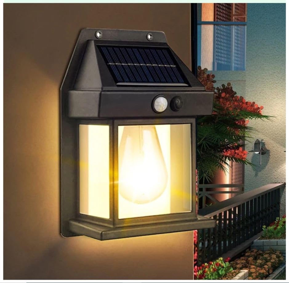 Solar Bulb Wall Light Motion Sensor Light