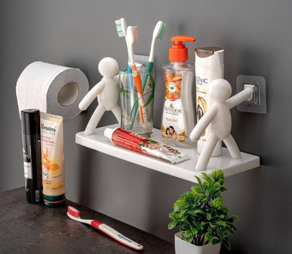 Man-Shaped Floating Wall Mounted Shelf