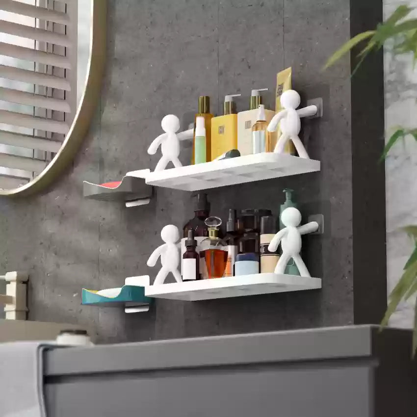 Man-Shaped Floating Wall Mounted Shelf