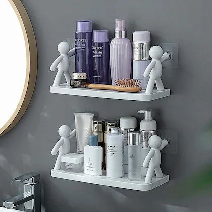 Man-Shaped Floating Wall Mounted Shelf