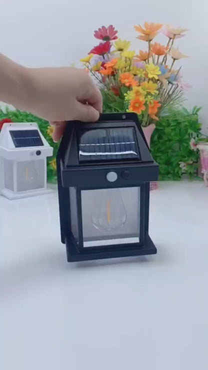 Solar Bulb Wall Light Motion Sensor Light