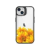 WClear Bright Sunflowers Black Hybrid Clear Case Cover For iPhone 14